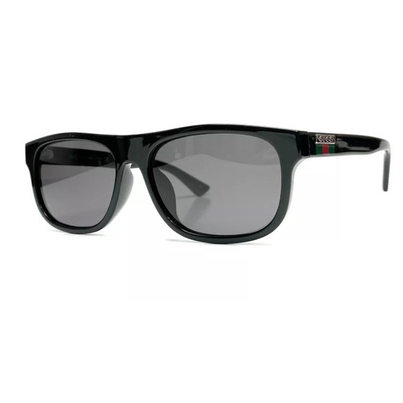 Gucci Men's Black Grey Rectangle Sunglasses! - Picture 1 of 3